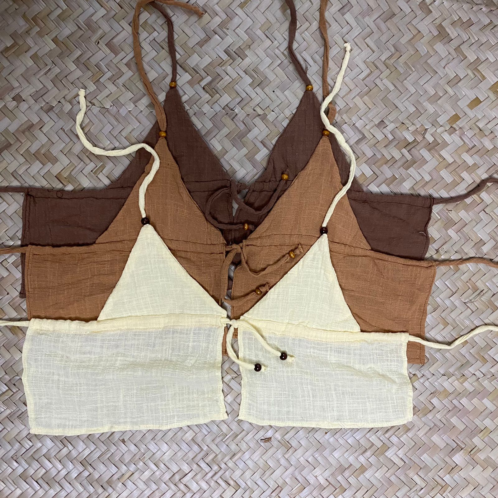 bata com amarração na frontal